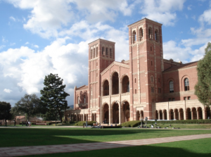 Royce Hall, one of the four original buildings on UCLA’s Westwood campus. (Photo by Alton / Wikimedia)